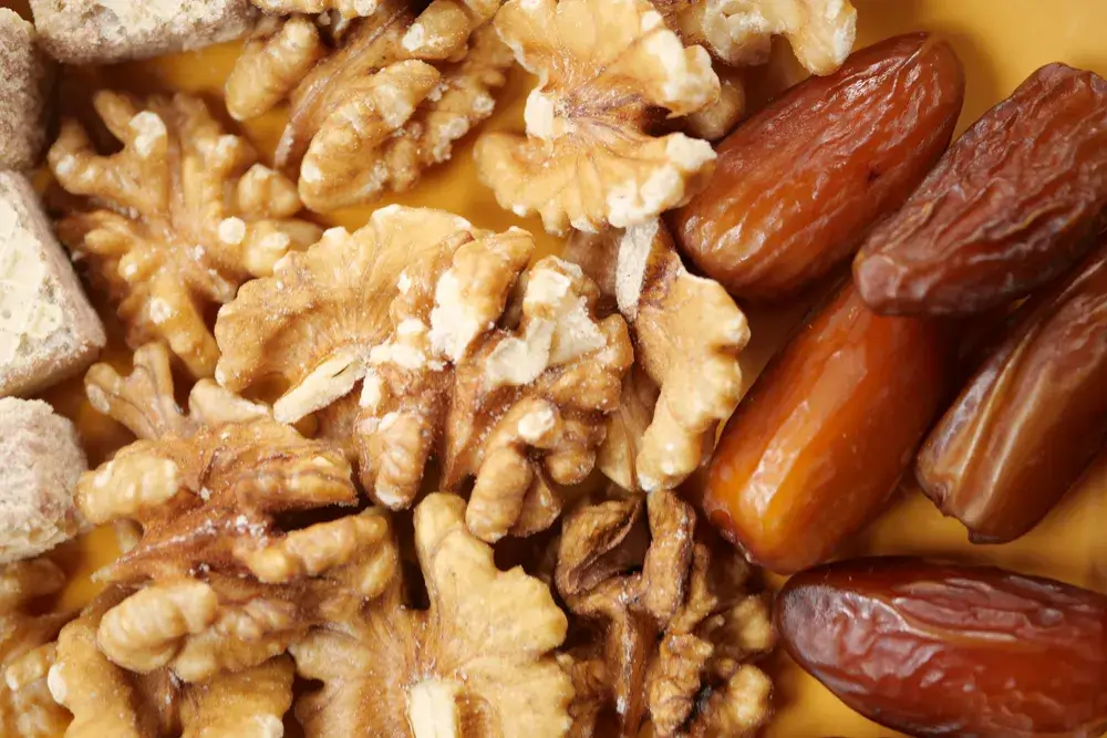 dates and walnuts